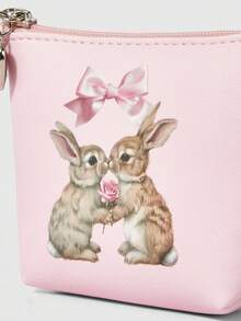 ROMWE Kawaii Cartoon Rabbit Coin Purse Storage Bag 771268 - Multicolor - View 4