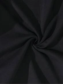 EURMUSE Men's Set Of Letter Printed Sweatshirt And Sweatpants - Black - View 8