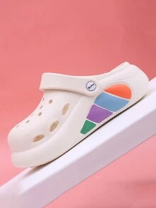 Dép trẻ em mùa hè bằng chất liệu EVA mềm mại, thoải mái, chống va đập. - trắng - Xem 5