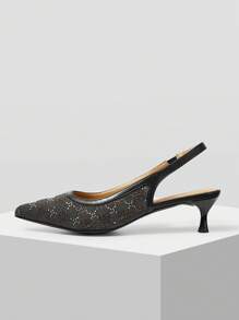 MOTF PREMIUM PANTOFI VERSATILI CU TOC ÎNALT CU STRASURI PENTRU FEMEI