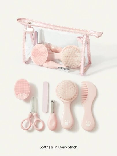  Cozy Pixies Pink Baby Nail Care 6 Pieces Set