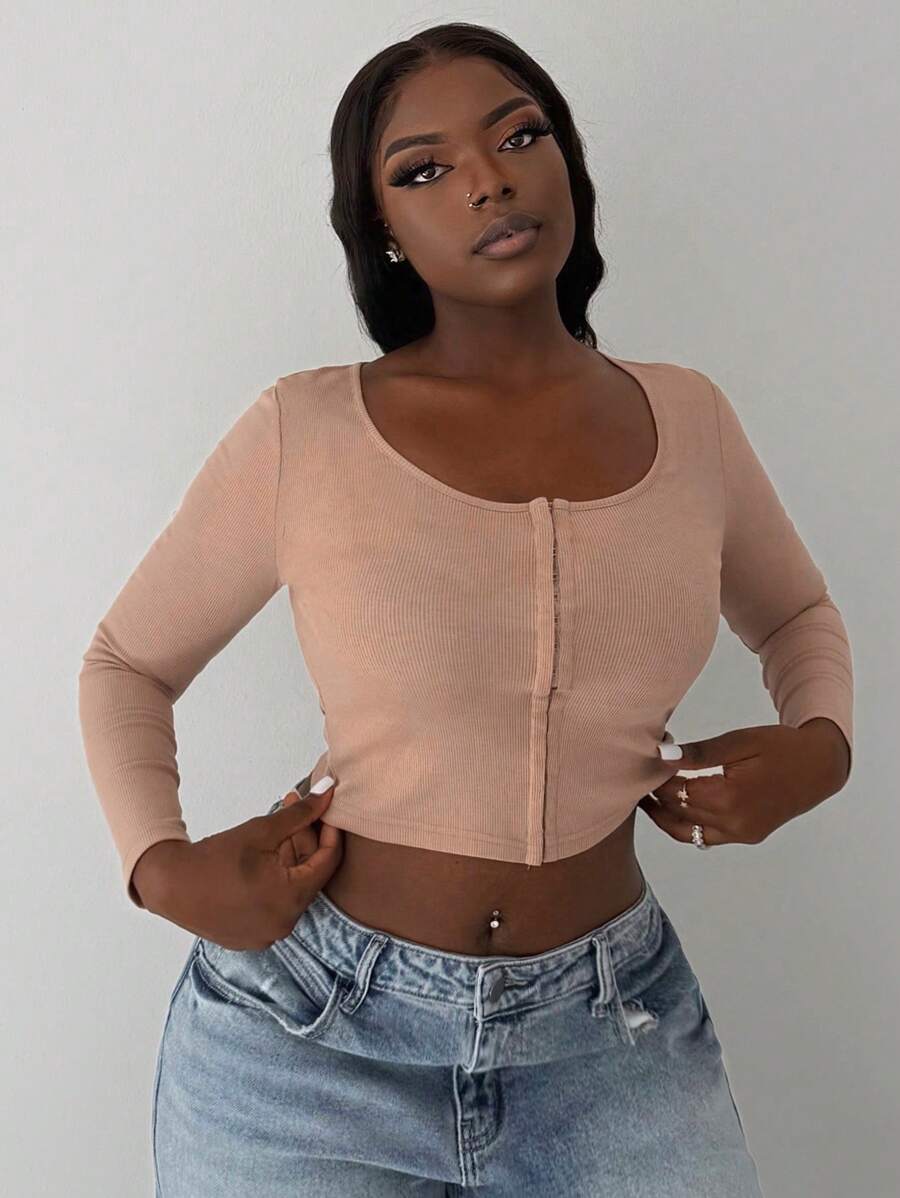 Slaydiva 新款春夏系列，開衫式飛機扣夾克 - 杏色 - 查看 1