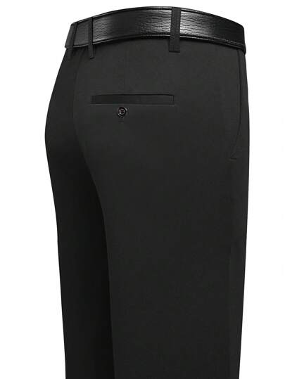 Herren bequeme Slim-Fit Stretch Anzughose, geeignet für Urlaub, Alltag, Pendeln, Veranstaltungen, Hochzeiten und mehr, für den Herbst