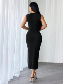 Firerie 女士白色無肩美人魚裙 - 白色 - 查看 2