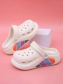 Dép trẻ em mùa hè bằng chất liệu EVA mềm mại, thoải mái, chống va đập. - trắng - Xem 1