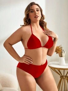 Swim Basics 2025 新年派对大码性感比基尼套装夏季