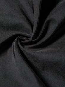 SHEIN X SAMADHI SHEIN Unity 印有字母的反光條紋設計束口口袋貨機褲 - 黑色 - 查看 7