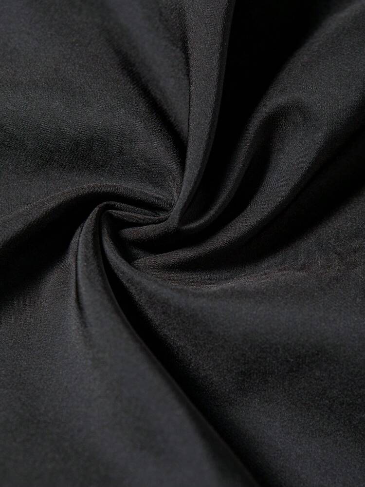 Letter Printed Reflective Stripe Design Drawstring Cargo Pants With Pockets Fall Cloth For Women