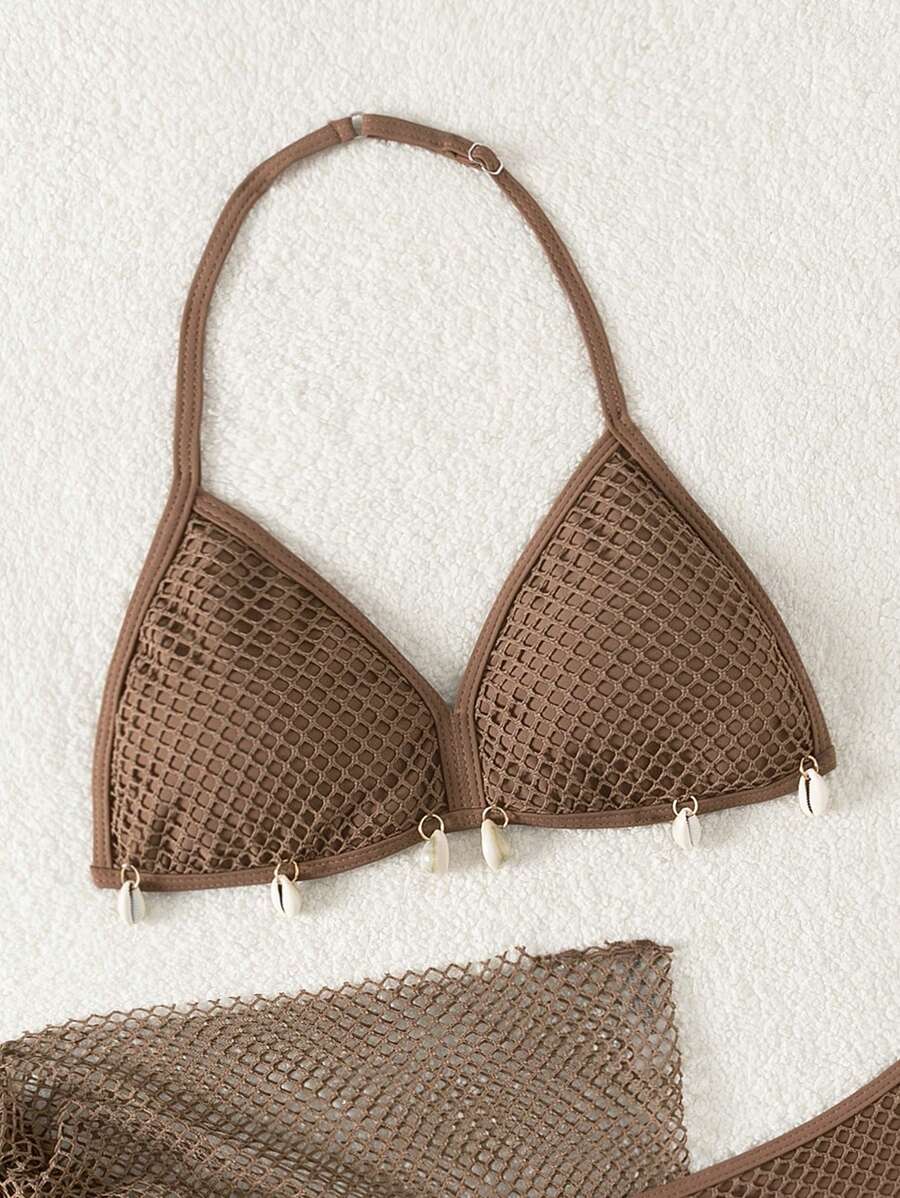 Teen Girl Cute 3pcs Bikini Set Bikini Set Bathing Suit For Summer Beach