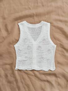 Soleia 秋冬女士度假草莓装饰开襟毛衣背心