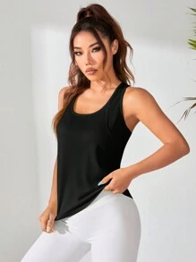 Easithlete 网眼拼接短袖运动 T 恤健身背心