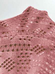 Breezaya 2024新款編織婦女薄肩假日連衣裙，簡單時尚又 trendy - 粉色 - 查看 6