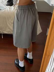 DAZY Damen Plissee Shorts mit Gelenkdesign Y2K Sommer