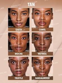 SHEGLAM Skin Magnet High Coverage Foundation Stick-Tan Long-Lasting Poreless Flawless Easy To Use Full Coverage Foundation Stick Sample Non-Fading Sweat-Proof Weightless Cruelty-Free Smooth Natural Skin-Like Finish Breathable Foundation Sample Gentle Formula Foundation Makeup Graduation Birthday Holiday Summer Fall Autumn Y2K Fancy Fashion Women Brand Makeup Cosmetic Beauty Party Beach Travel Camping Outdoors School Campus Trip Festivals Decor Gift Present Rose Girl Cosplay Best Color Charm Vibe