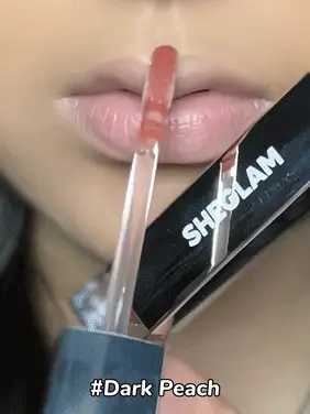 SHEGLAM Glaze Daze Lip Gloss-Dark Peach Shiny Tinted Lip Gloss High Gloss Finish Plumping Lip Care Nourishing Not Easy To Fade Liquid Lip Cosmetics Lip Gloss Brand Beauty Makeup Face Paint Cosmetic For Women Girls Perfect For Winter Spring Ideal For Y2K Fancy Fashion Suitable For Birthday Gift Party Ready Best Color - Dark Peach - View 2