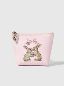 ROMWE Kawaii Cartoon Rabbit Coin Purse Storage Bag 771268 - Multicolor - View 1
