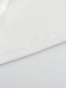 Camiseta de mujer de manga corta y cuello redondo casual de verano con bandera estadounidense impresa en letras