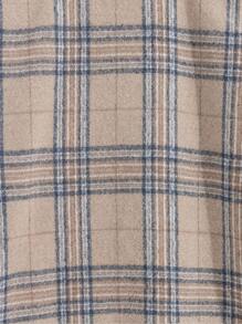 SHEIN Cottnline Men's Plaid Jacket - Blue and White - View 5