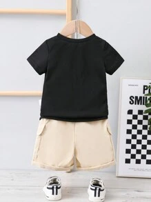 Baby Boys' Fashionable Artistic Design Cool Style Set - Multicolor - View 2