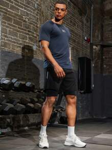 Manfinity Sport Corelite Camiseta de tirantes deportiva de estilo boyfriend para hombre, de corte ajustado, cómoda y transpirable, para el verano