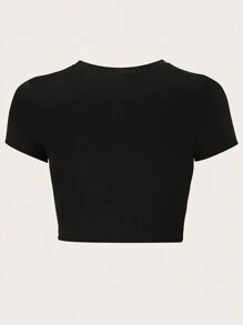 SHEIN EZwear Camiseta rosa de verano con eslogan "TEQUILA" para mujer talla grande, Camiseta corta "LAS CHICAS CALIENTES BEBEN TEQUILA"