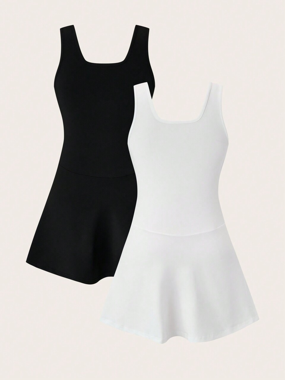 Women's Fashionable Summer Sporty A-Line Printed Dress