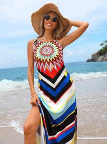 RueChic Vestido Maxi Multicolor