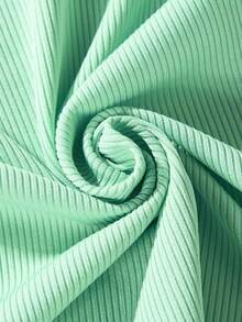 Tween Girl 3pcs Holiday Mesh Hoodie, Mint Green Vest And Shorts Set - Multicolor - View 6