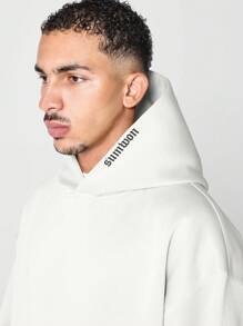 SUMWON Overhead Hoodie With Back New York Graphic Print