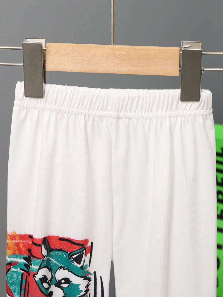 Baby Boy Fun And Cool Stack Of Cartoon Characters Casual Jogging Pants Suitable For All Seasons