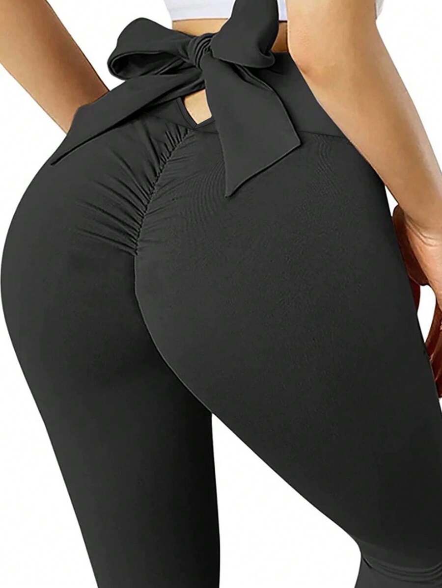 Mulvari Plus Size Women's Simple Solid Color Everyday Leggings Fall Cloth For Women
