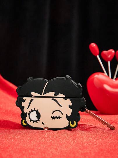 Betty Boop | ROMWE 漫畫角色矽膠耳機保護殼