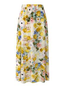 女士隨機印花簡約日常裙 - 彩色 - 查看 4