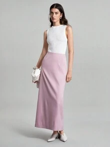 Ontre Solid Vintage Knitted Top - Beige - View 6