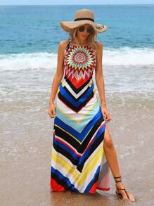 RueChic Vestido Maxi Multicolor
