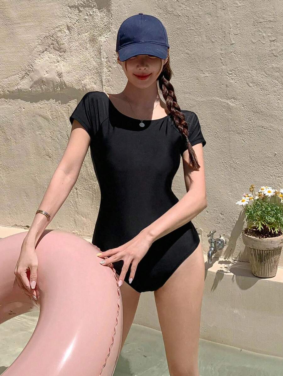 DAZY 女士连体泳衣，甜美夏日度假风