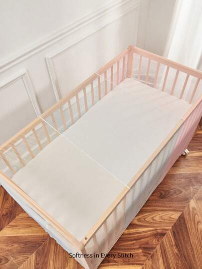 Cozy Pixies Vikbart heltäckande myggnät för babysäng, ingen installation krävs, universellt för sovrum, andningsbart nät, tätt nät för myggskydd Love Valentine