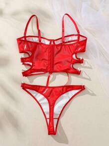 AltCore Set de lenjerie sexy de zi cu zi, simplu, simplu, pentru femei