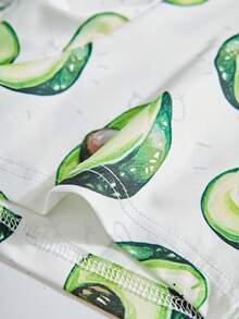 Calzoncillos bóxer estampados de aguacate de moda para hombre - Blanco - Ver 7