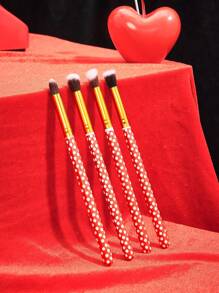 Betty Boop | ROMWE 5 Pieces Cute Makeup Brush Set - Multicolor - View 9