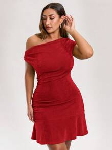 SHEIN BAE St Patrick Green Outfit Green Dress Spring Break Cheap Clothes Summer Clothes Spring Dress - Red - View 1