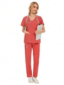 护士服女装工作服套装幼儿园儿童游乐场工作服舒适套装制服