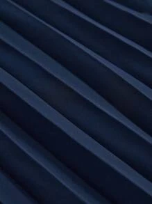 Ontre 女性v領百褶裙連身裙