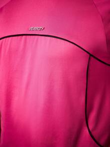 FeverCity 男士修身短袖圓領T恤，適用於夏季 - 粉色 - 查看 5