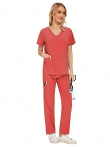 护士服女装工作服套装幼儿园儿童游乐场工作服舒适套装制服