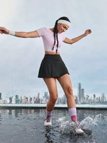 In My Nature Women's Quick-Dry Breathable Hollowed-Out Back Outdoor Camping Hiking City Commute T-Shirt