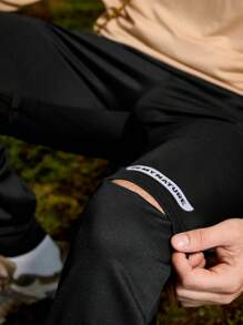 In My Nature 男士时尚宽松印花及膝户外跑步短裤