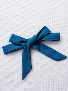 Tween Girls Solid Color Simple Daily 2-Piece Outfit - Blue - View 6