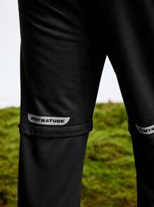 In My Nature 男士时尚宽松印花及膝户外跑步短裤