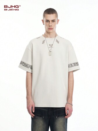 BJHG男裝夏季新款短袖T恤，潮牌